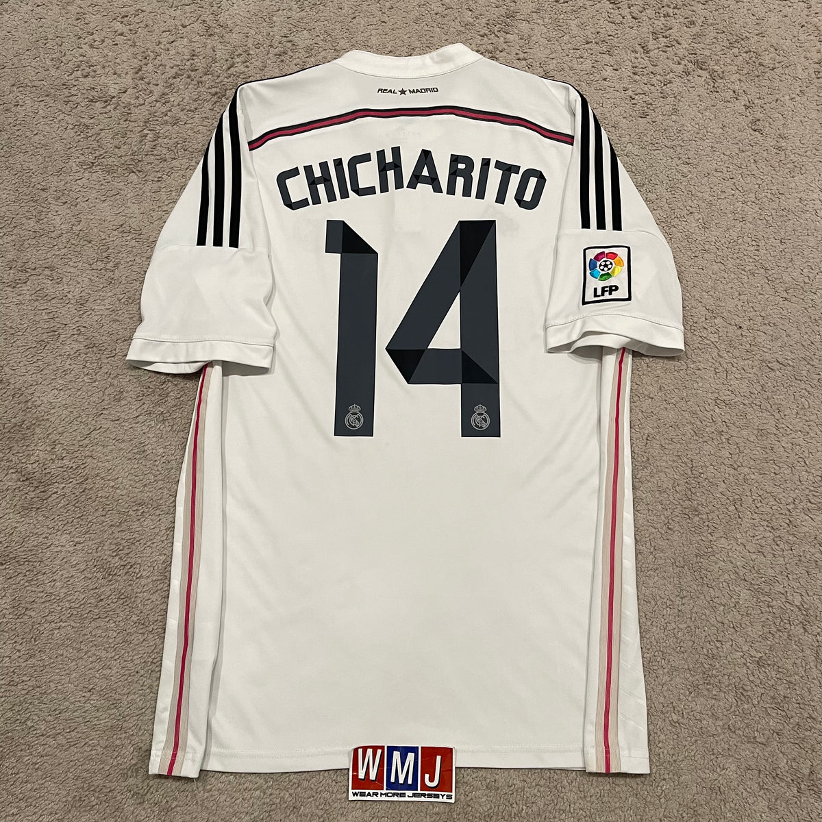 Real Madrid 2014/15 home x Chicharito Hernandez #14 (L)