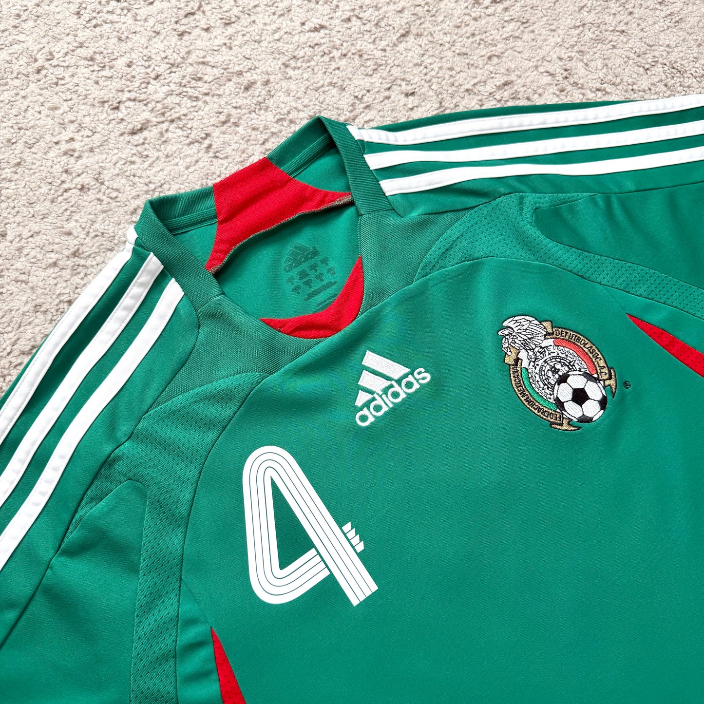 Mexico 2007/08 home x Rafa Marquez #4 (S) *has a very tiny hole in front