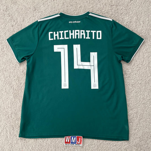 Mexico 2018 World Cup home x Chicharito Hernandez #14 (XL)