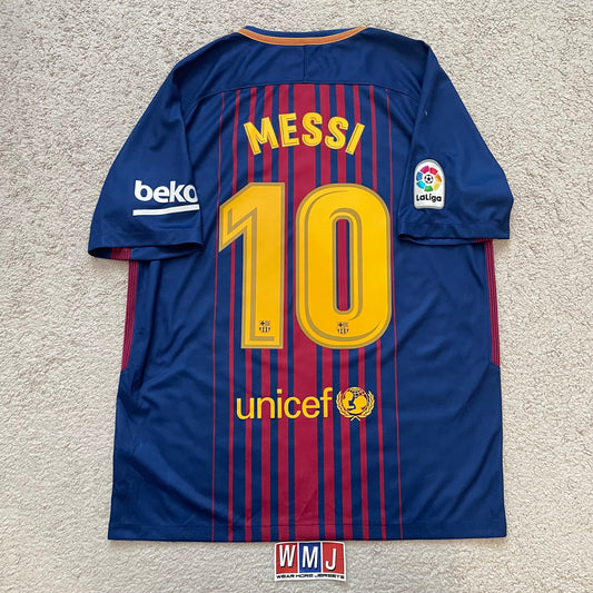 Barcelona 2017/18 home x Messi #10 (L)