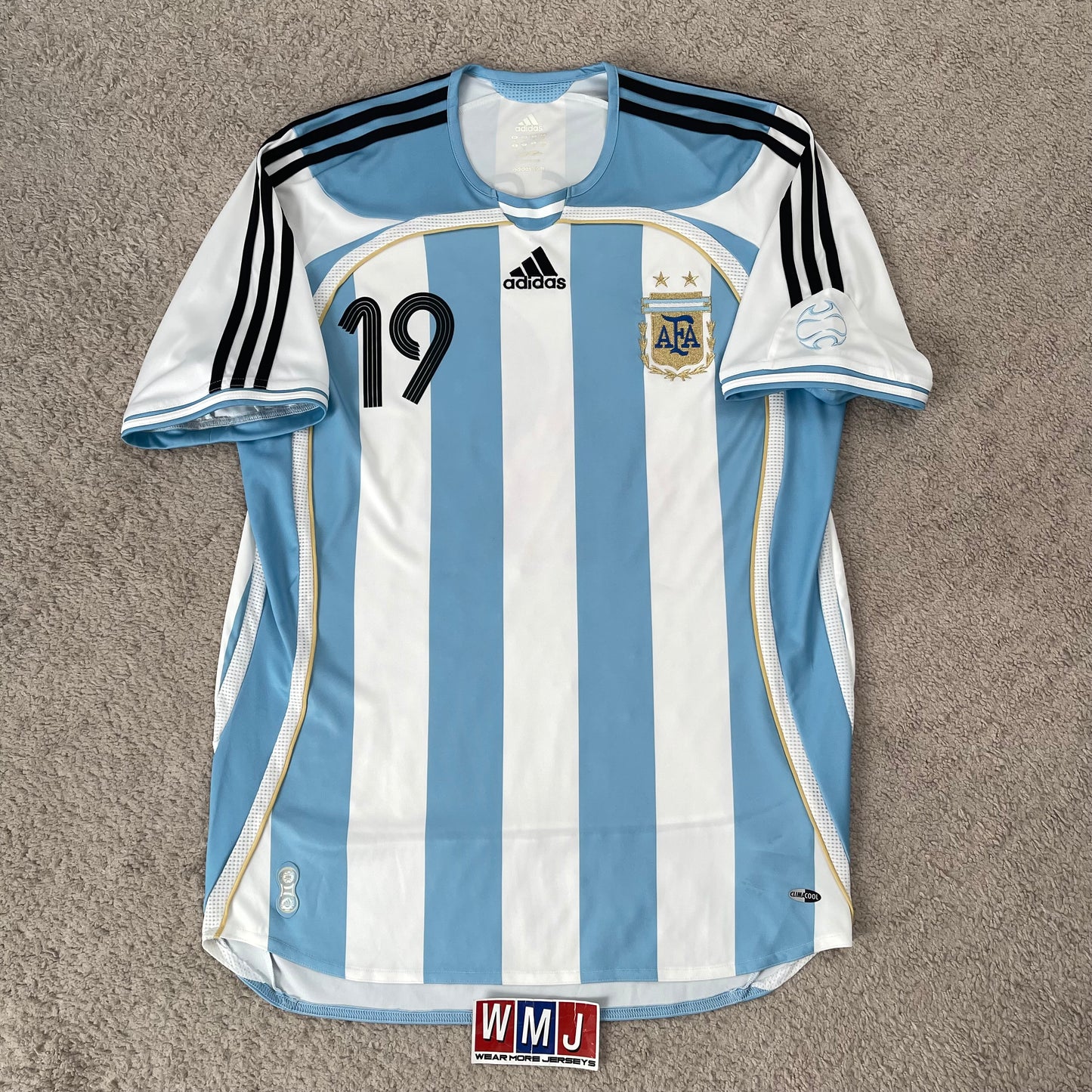 Argentina 2006 World Cup home x Messi #19 (M)