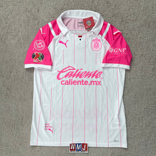 Chivas de Guadalajara 2021/22 fourth 'Pink October' PLAYER VERSION (L) *BRAND NEW WITH TAGS