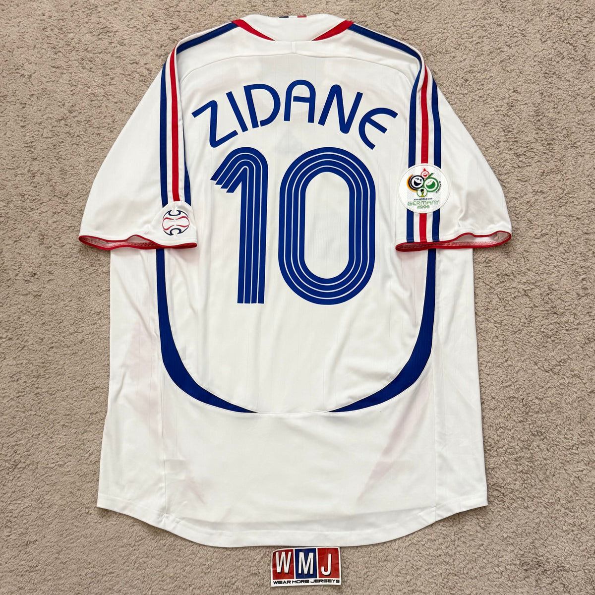 France 2006 World Cup away x Zinedine Zidane #10 (L)