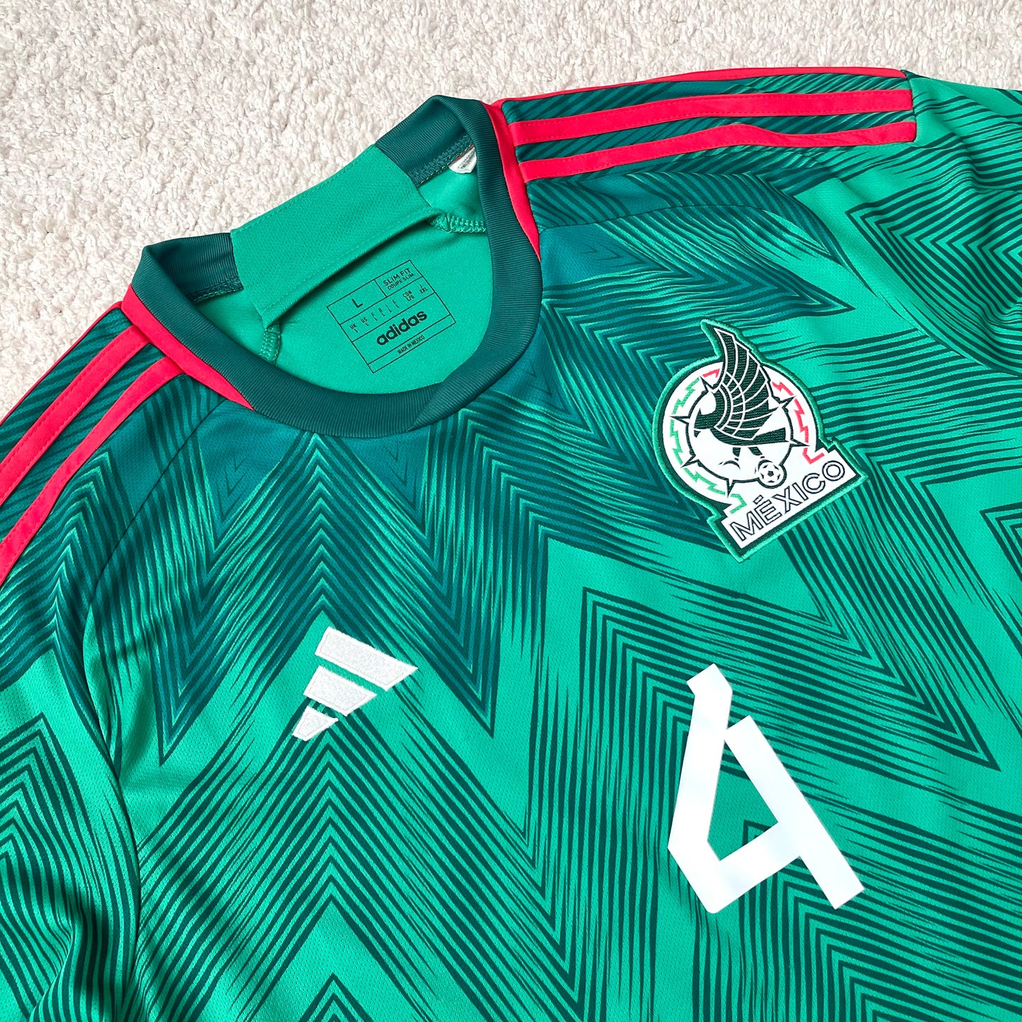 Mexico 2022 World Cup home LONG SLEEVES x Edson Alvarez #4 (L)