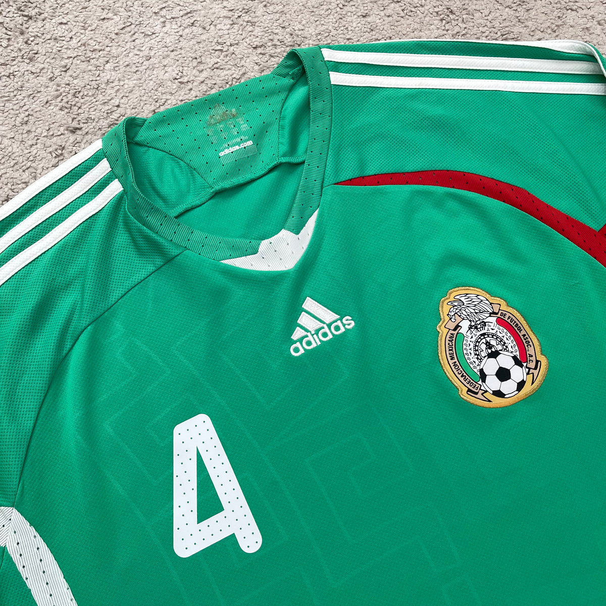 Mexico 2008/09 home 3/4 SLEEVES x Rafa Marquez #4 (XL)
