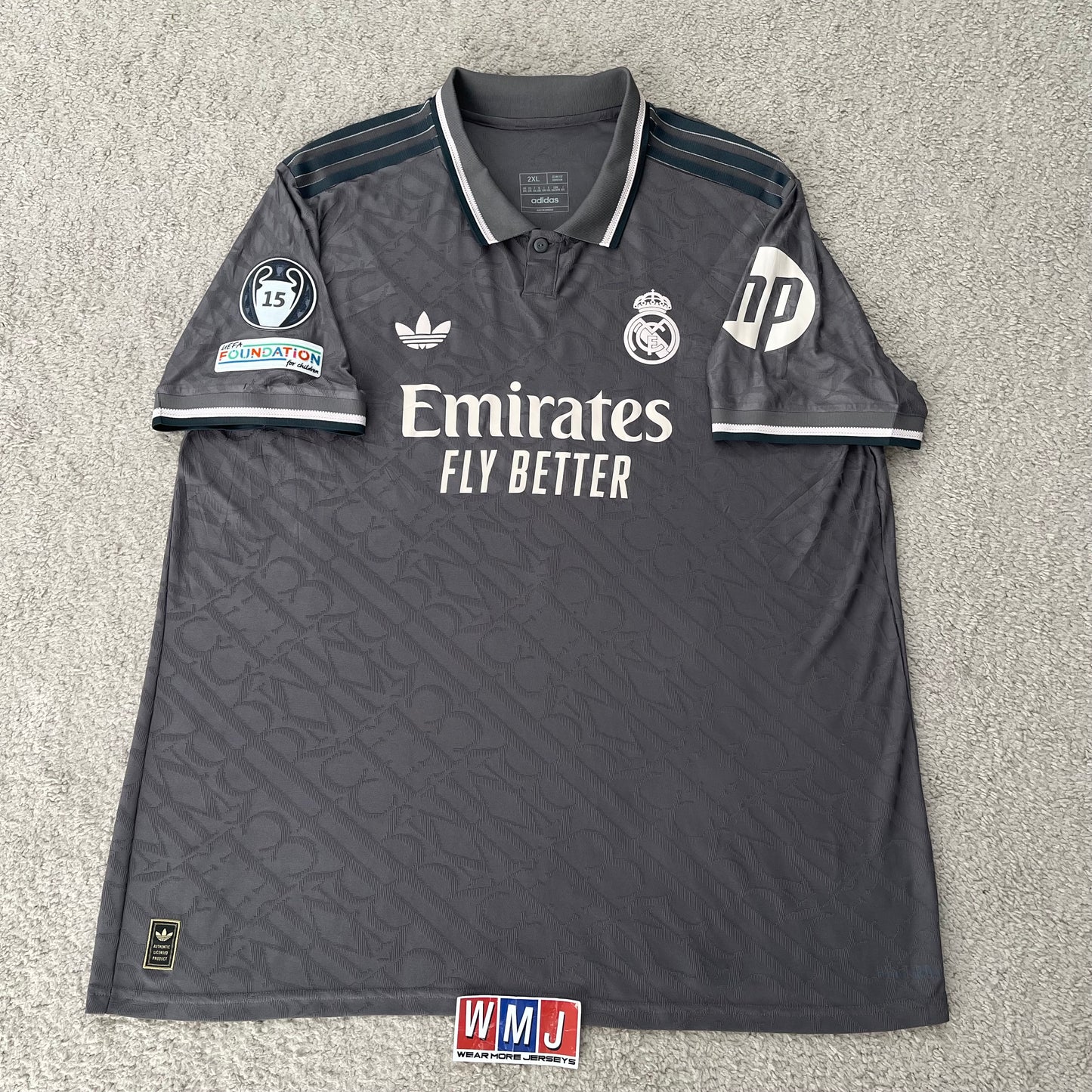 Real Madrid 2024/2025 third PLAYER VERSION x Kylian Mbappé #9 (XXL)