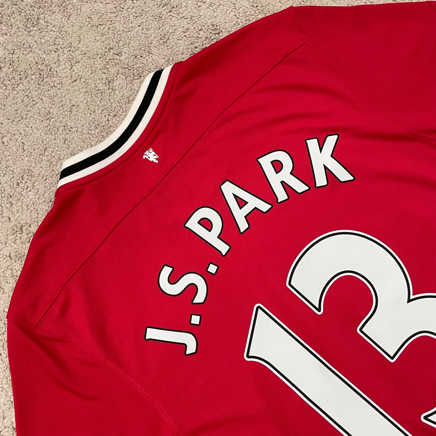 Manchester United 2011/12 home x Ji Sun Park #13 (M)