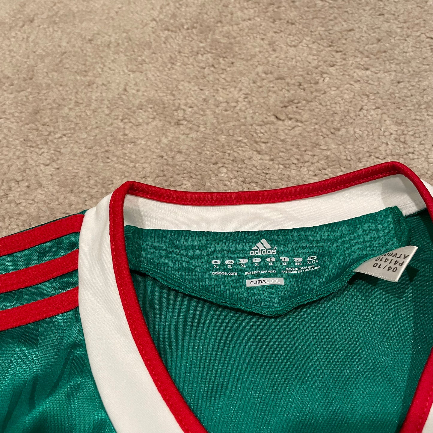 Mexico 2010 World Cup home x Chicharito Hernandez #14 (XL)