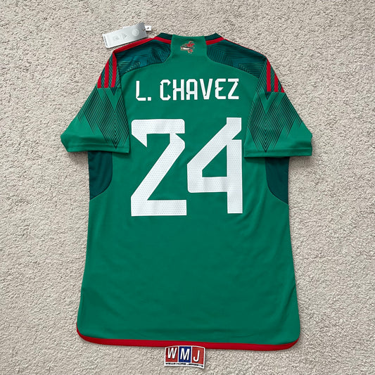 Mexico 2022 World Cup home x Luis Chavez #24 (L) *BRAND NEW WITH TAGS