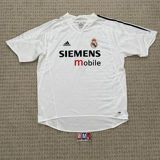 RONALDO NAZARIO 9 Real Madrid Shirt - Medium - 2004 - Adidas Home Jersey