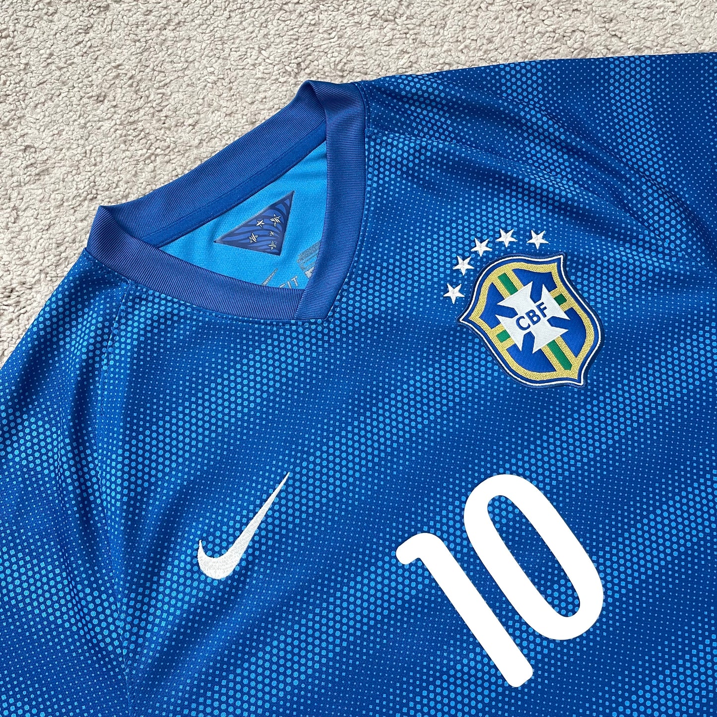 Brazil 2014 World Cup away x Neymar Jr #10 (M)
