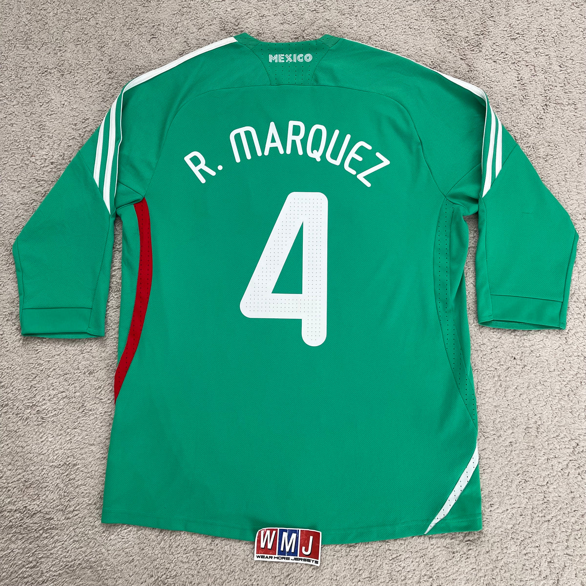 Mexico 2008/09 home 3/4 SLEEVES x Rafa Marquez #4 (L)