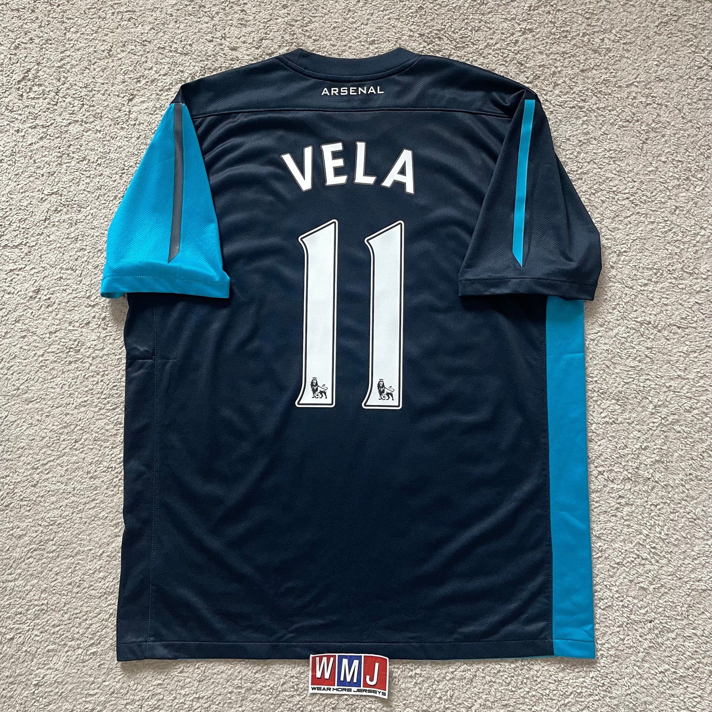 Arsenal 2011/12 away 125th ANNIVERSARY x Carlos Vela #11 (XL)