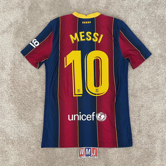 Barcelona 2020/21 home PLAYER VERSION x Messi #10 (S)