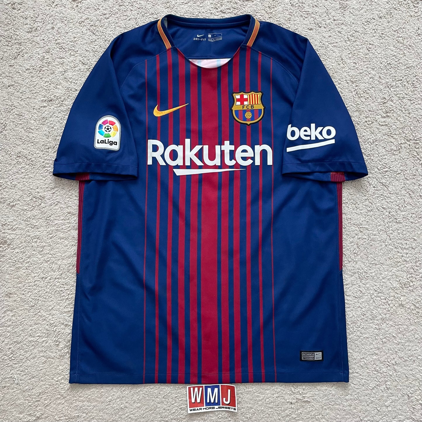Barcelona 2017/18 home x Messi #10 (L)