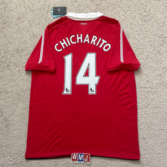 Manchester United 2010/11 home x Chicharito #14 (XL) *BRAND NEW WITH TAGS
