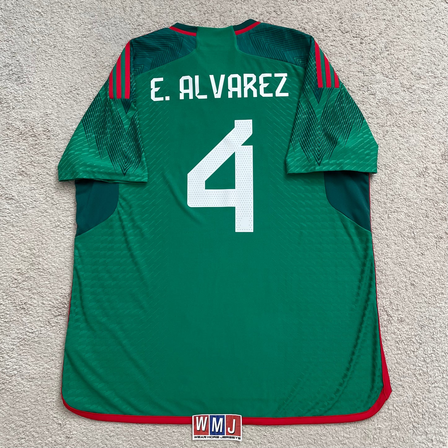 Mexico 2022 World Cup home PLAYER VERSION x Edson Alvarez #4 (XXL)