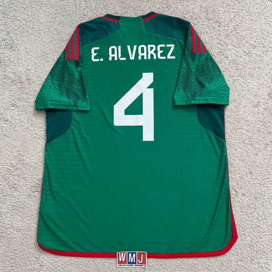 Mexico 2022 World Cup home PLAYER VERSION x Edson Alvarez #4 (XXL)