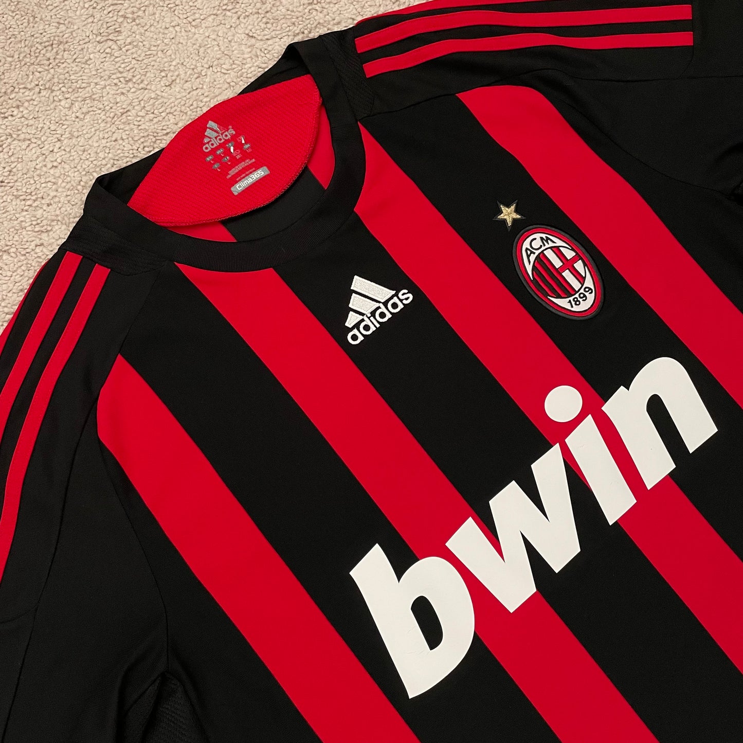 AC Milan 2008/09 home x Ronaldinho #80 (L)