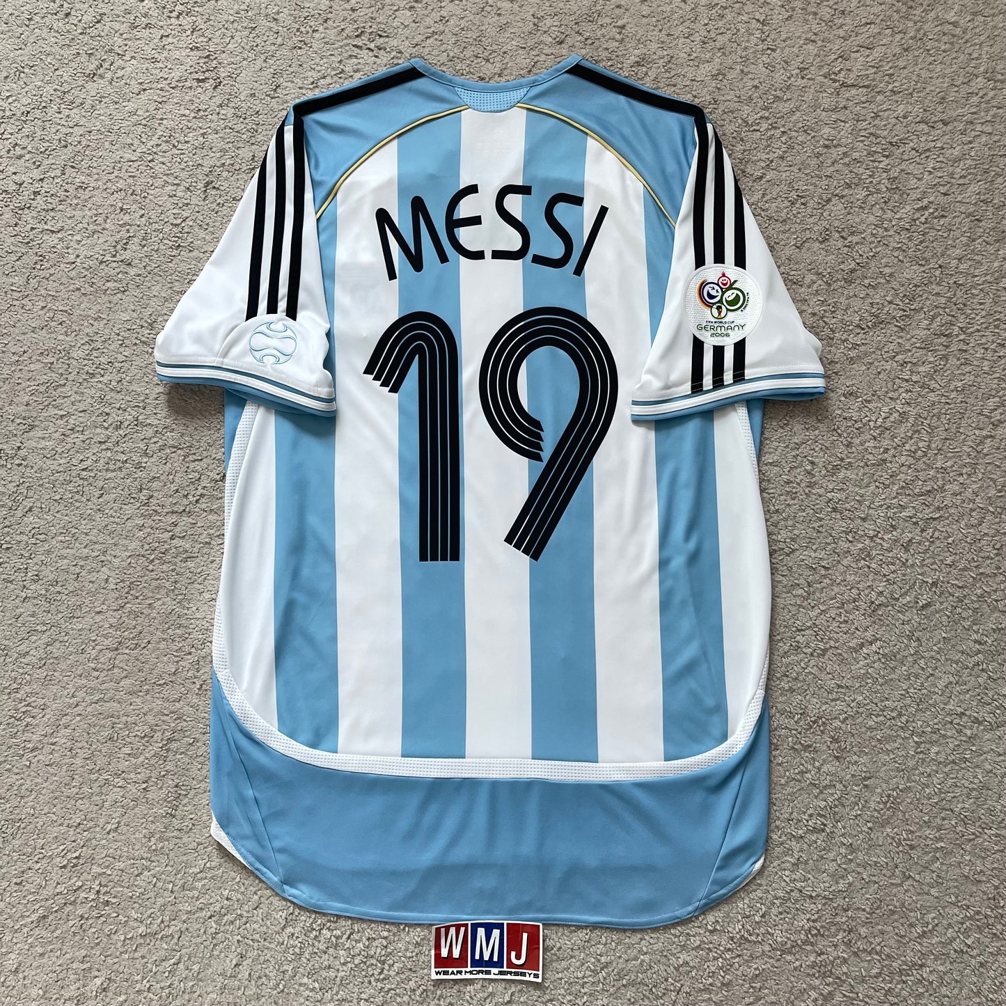 Argentina 2006 World Cup home x Messi #19 (M)