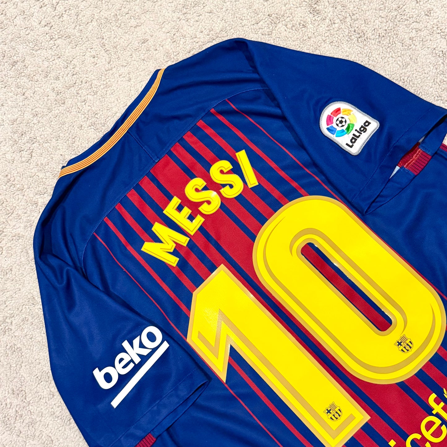 Barcelona 2017/18 home x Messi #10 (L)