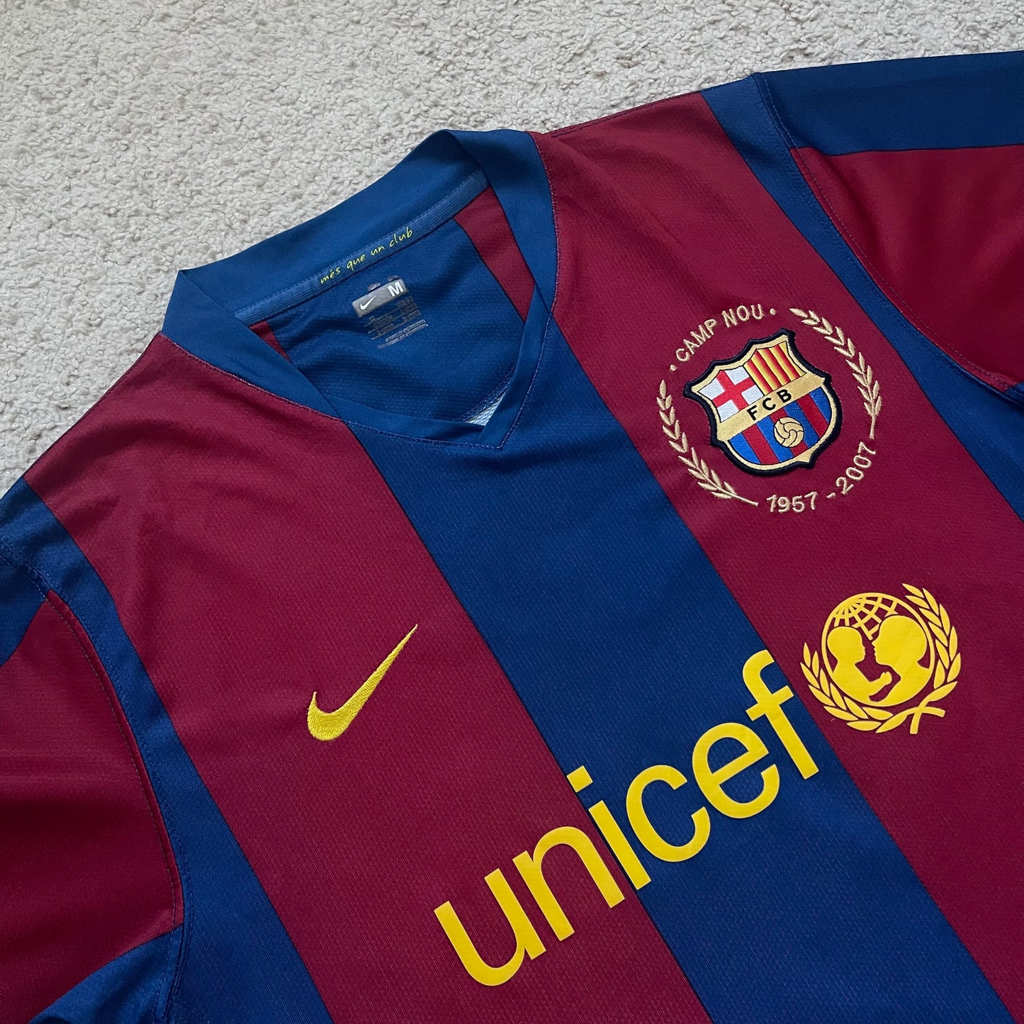 Barcelona 2007/08 home x Messi #19 (M)