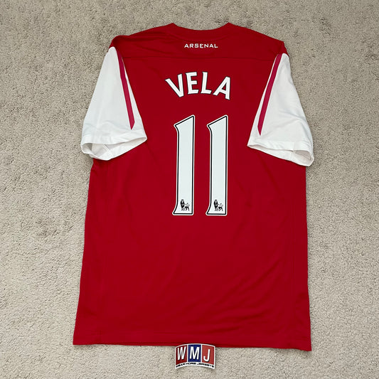 Arsenal 2011/12 home 125th ANNIVERSARY x Carlos Vela #11 (L)