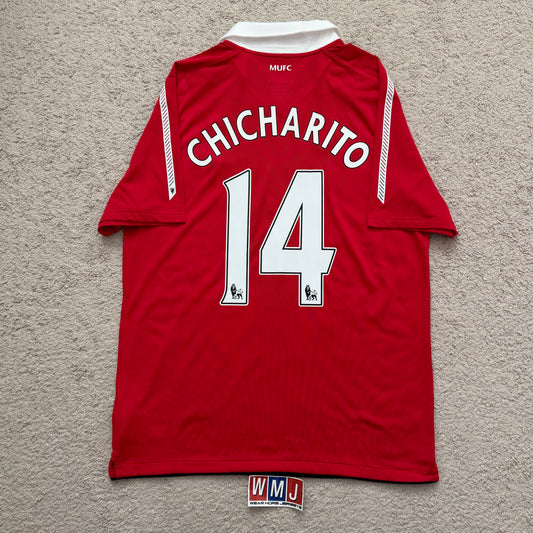 Manchester United 2010/11 home x Chicharito #14 (L)