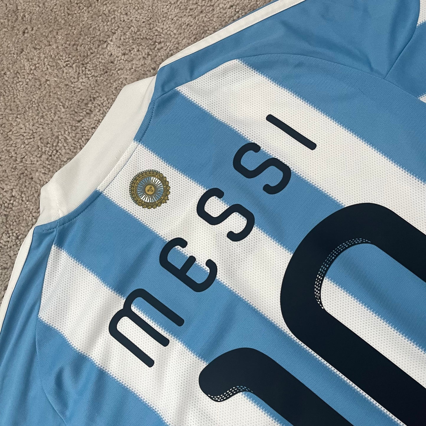 Argentina 2010 World Cup home x Messi #10 (M)