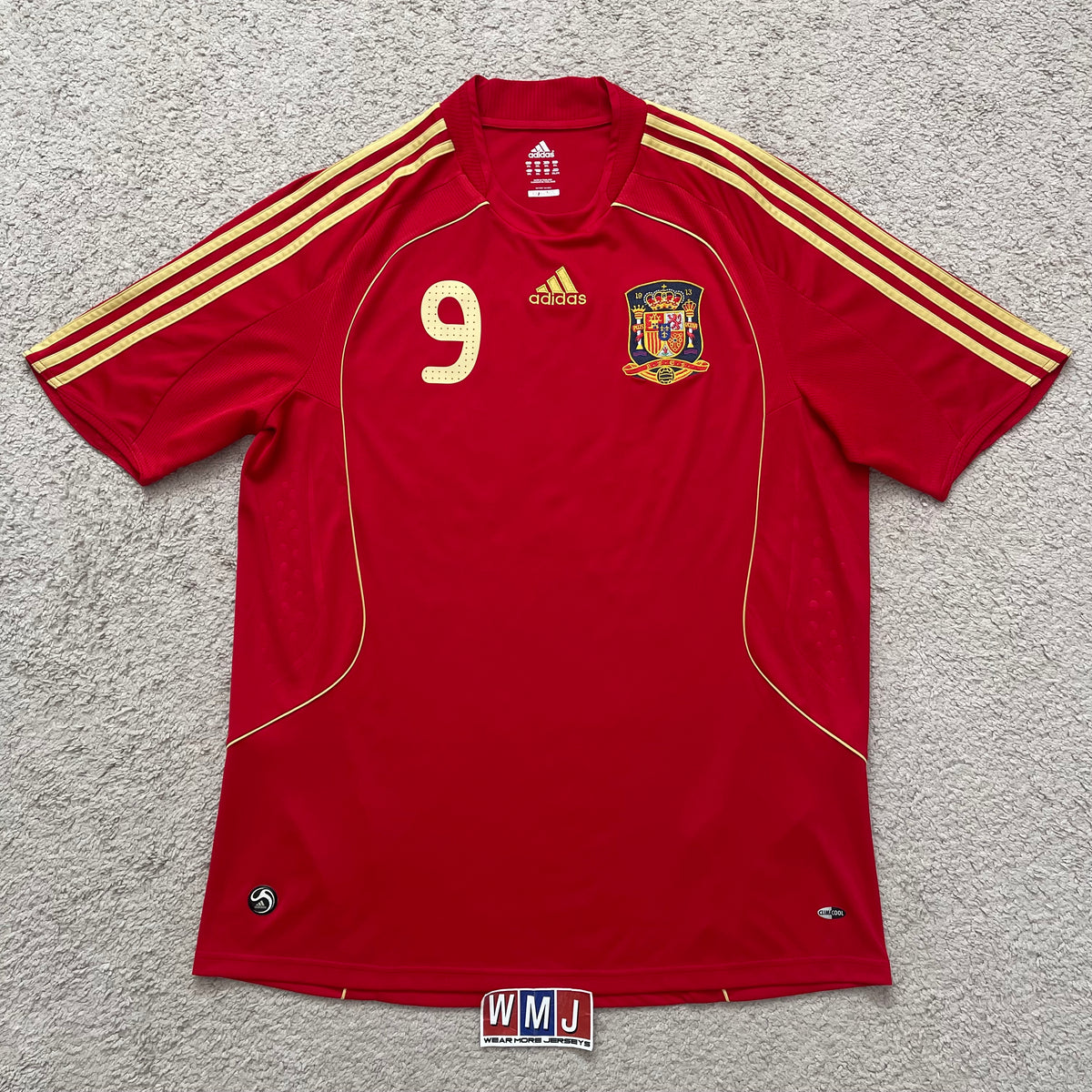 Spain 2008 EURO home x Fernando 'El Niño' Torres #9 (XXL)