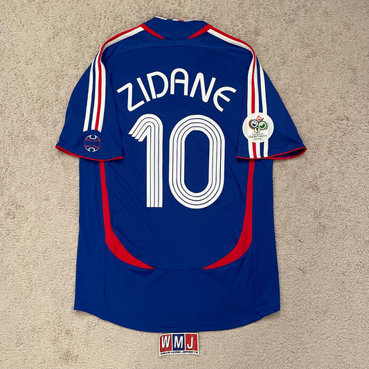 France 2006 World Cup home x Zinedine Zidane #10 (M)