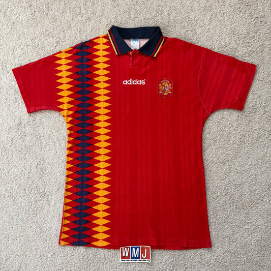 Spain 1994 World Cup home (M) *tiny holes on right sleeve