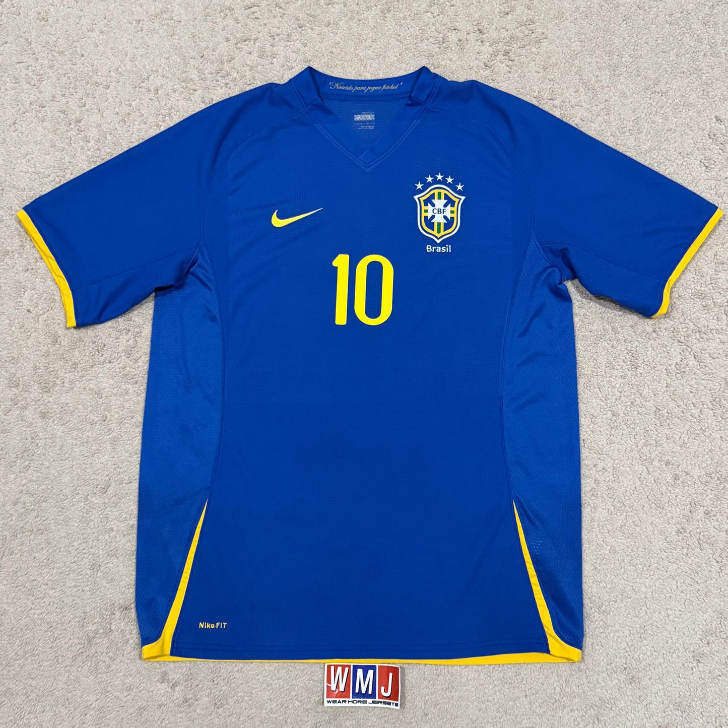 Brazil 2008/2009/2010 away x Ronaldinho #10 (L)
