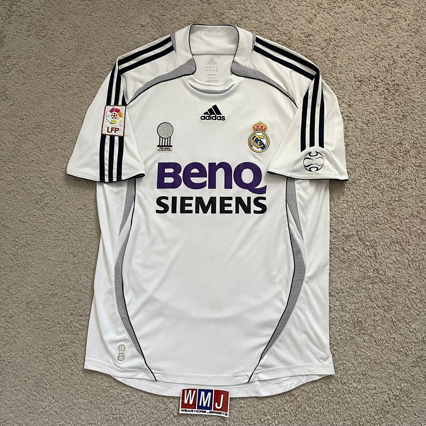 Real Madrid 2006/07 home x Ronaldo Nazario #9 (M)