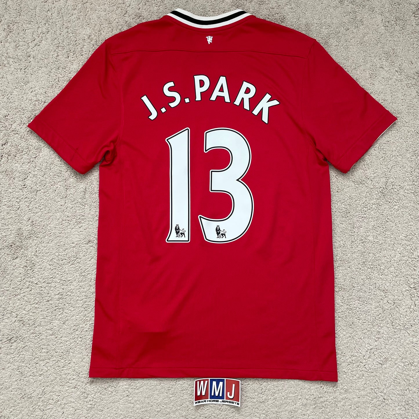 Manchester United 2011/12 home x Ji Sun Park #13 (M)
