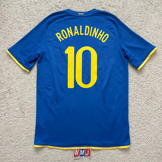 Brazil 2008/2009/2010 away x Ronaldinho #10 (L)