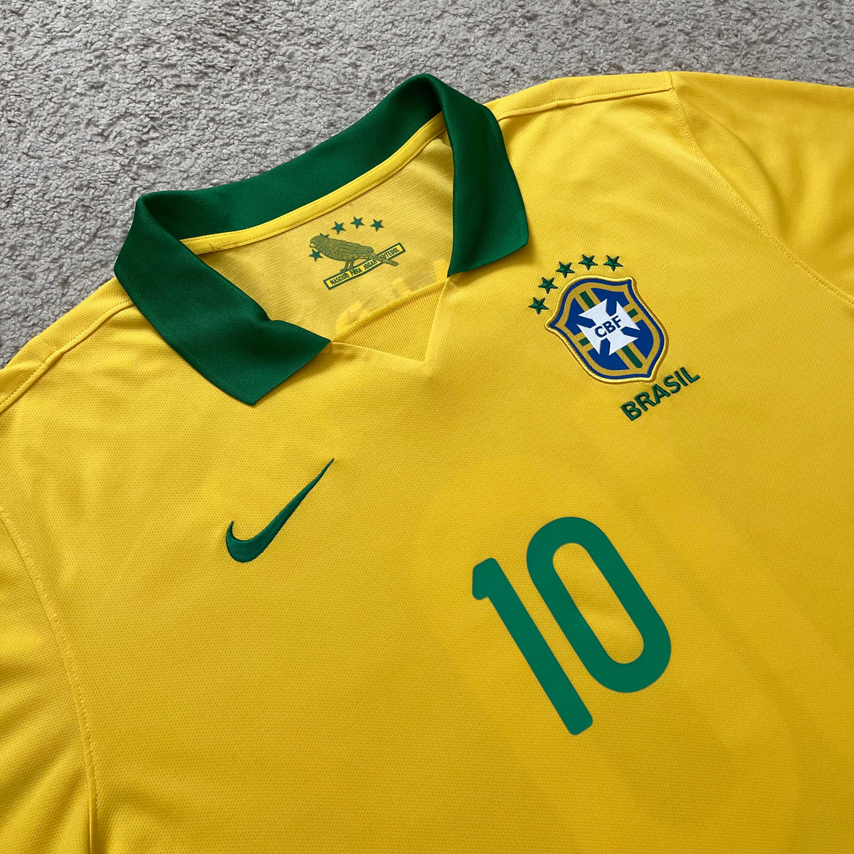 Brazil 2013 home x Ronaldinho #10 (XXL)