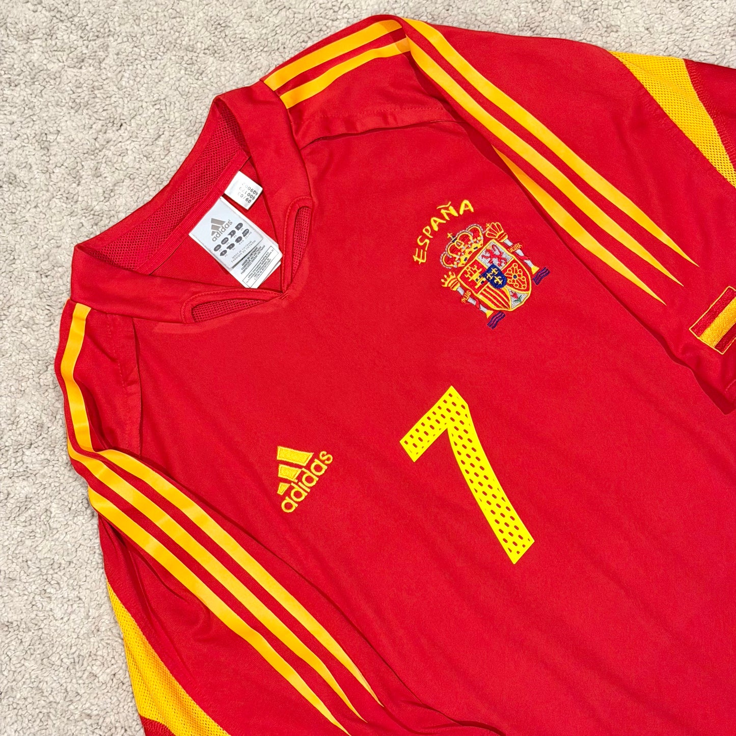 Spain 2004 EURO home x Raul Gonzalez Blanco #7 (XL)