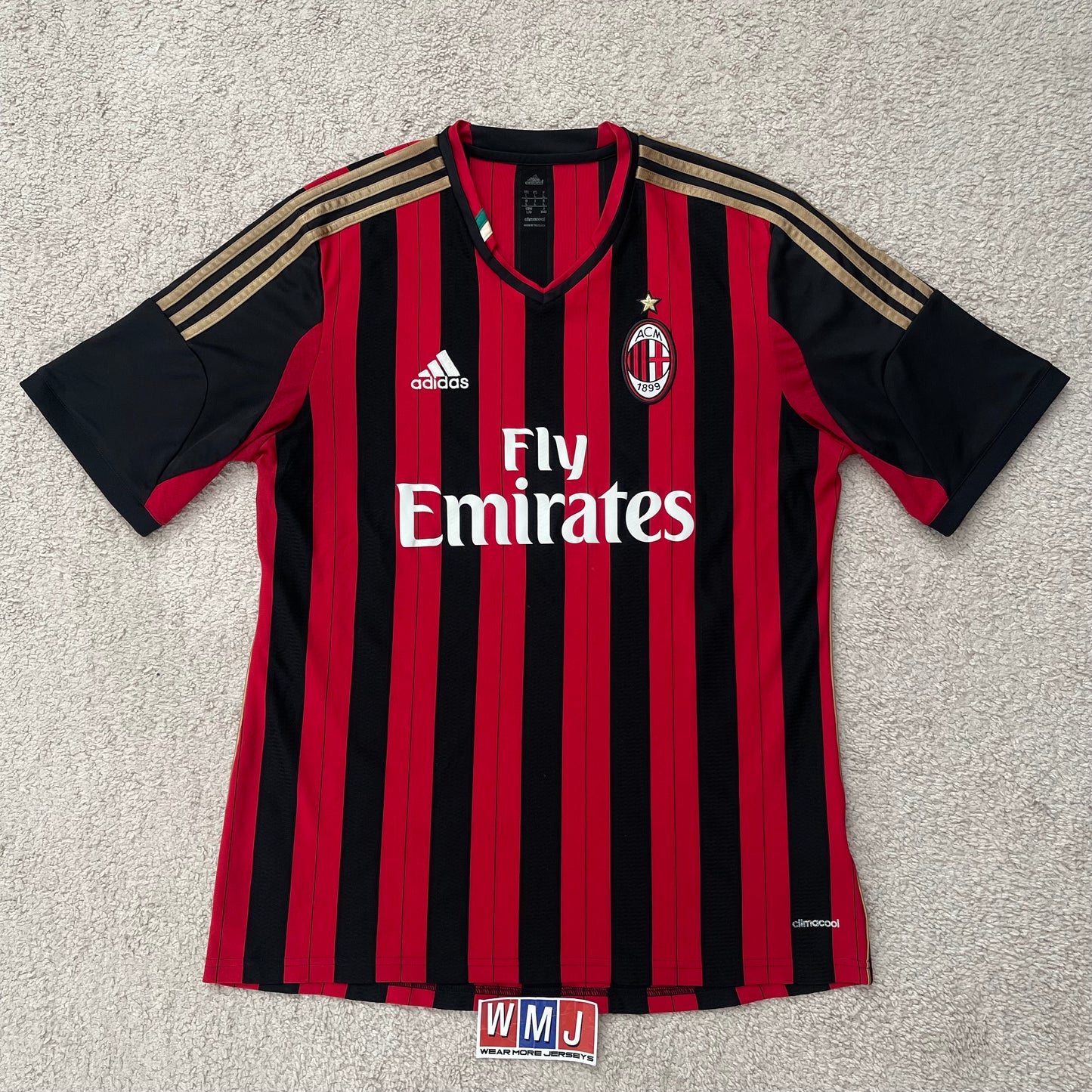 AC Milan 2013/14 home x Mario Balotelli #45 (L)