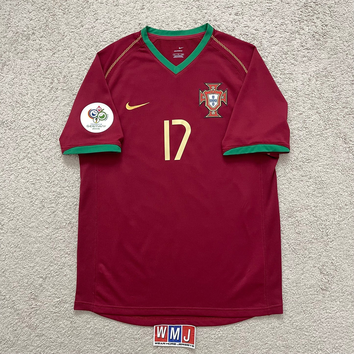 Portugal 2006 World Cup home x Cristiano Ronaldo #17 (S)