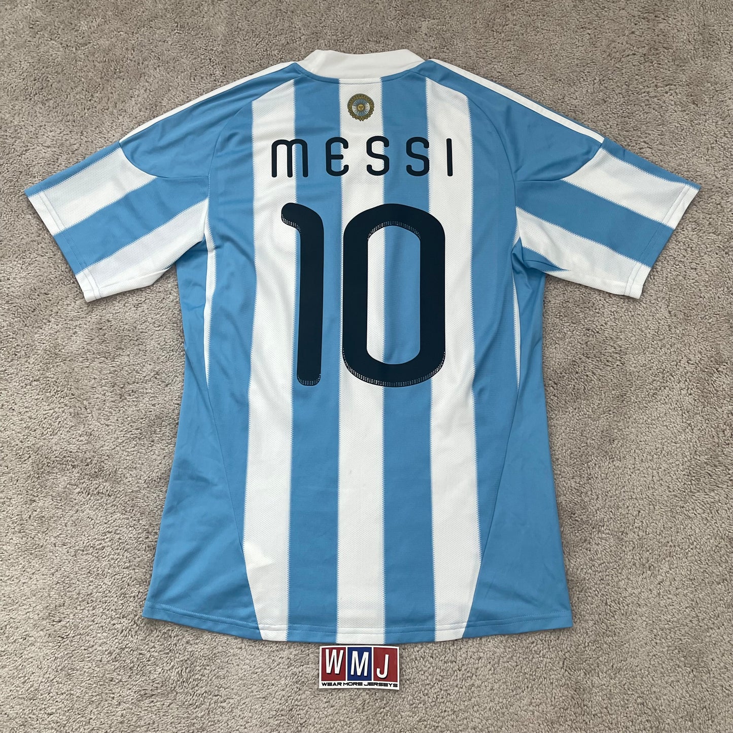 Argentina 2010 World Cup home x Messi #10 (M)