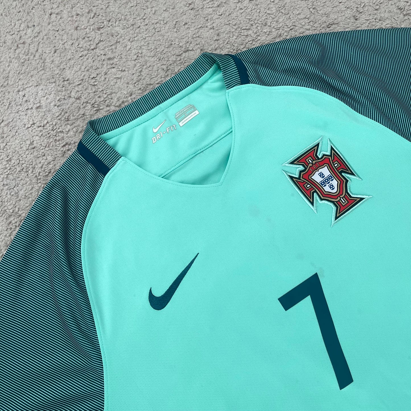 Portugal 2016 EURO away x Cristiano Ronaldo #7 (L)