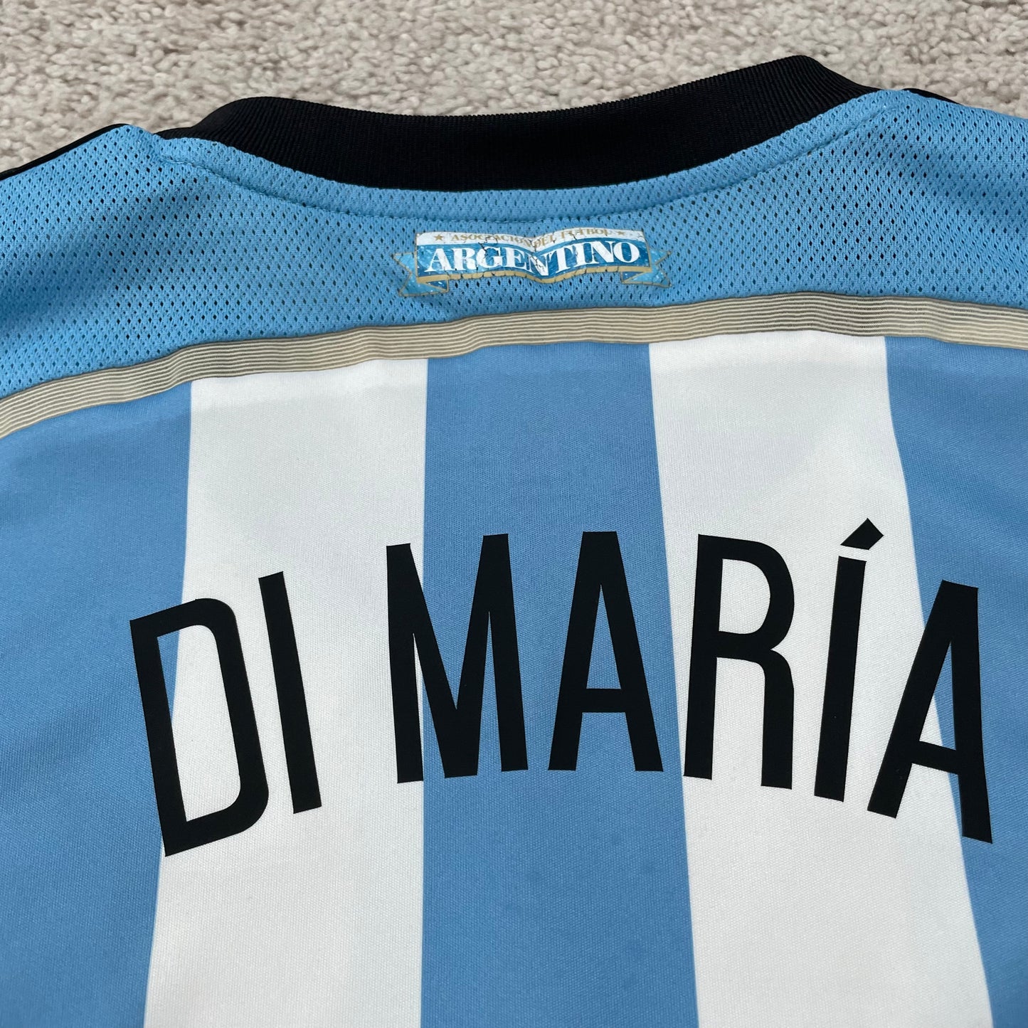 Argentina 2014 World Cup home x Angel Di Maria #7 (M)