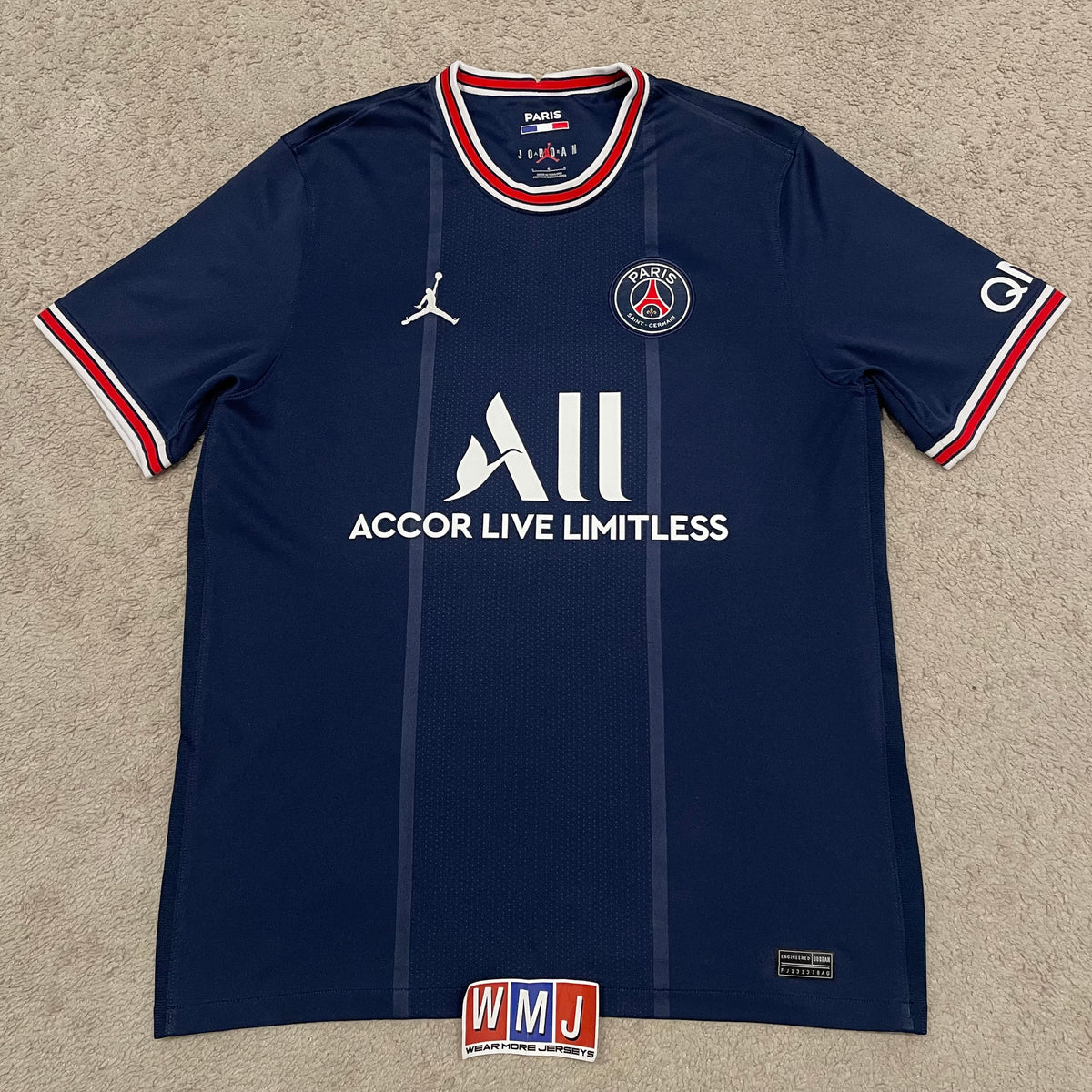 PSG 2021/22 home x Jordan x Messi #30 (L)