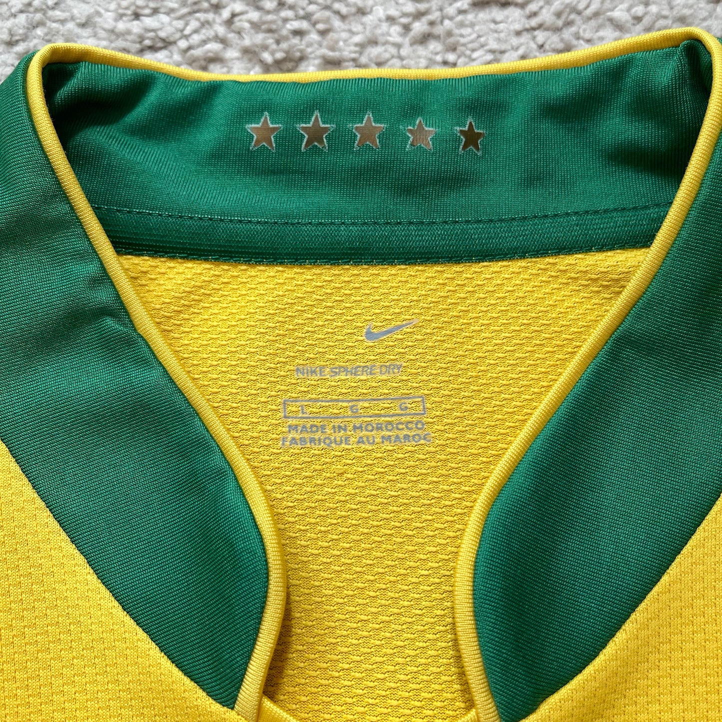 Brazil 2006 World Cup home x Ronaldinho #10 (L)