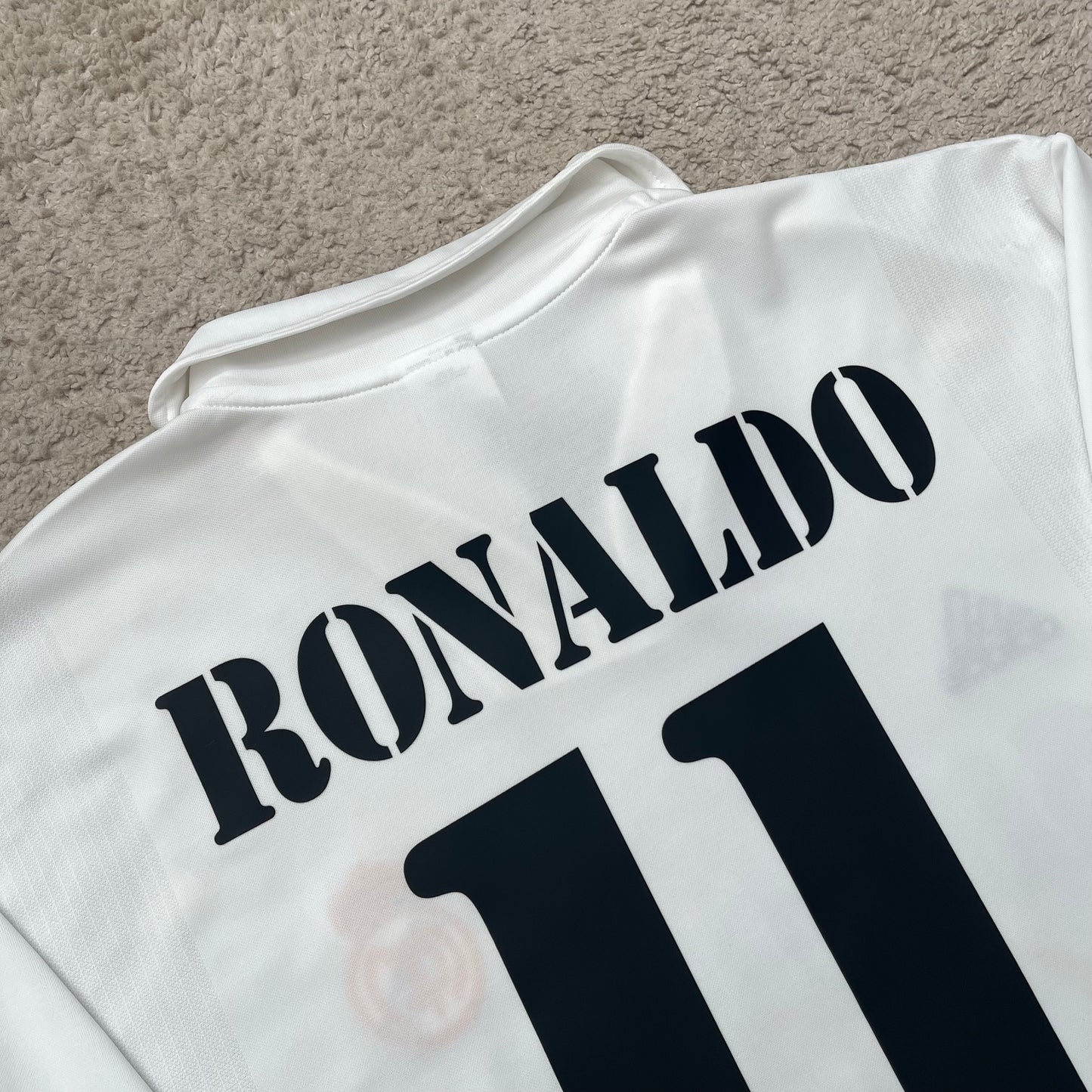 Real Madrid 2002/03 home 100th Anniversary x Ronaldo Nazario #11 (XL)