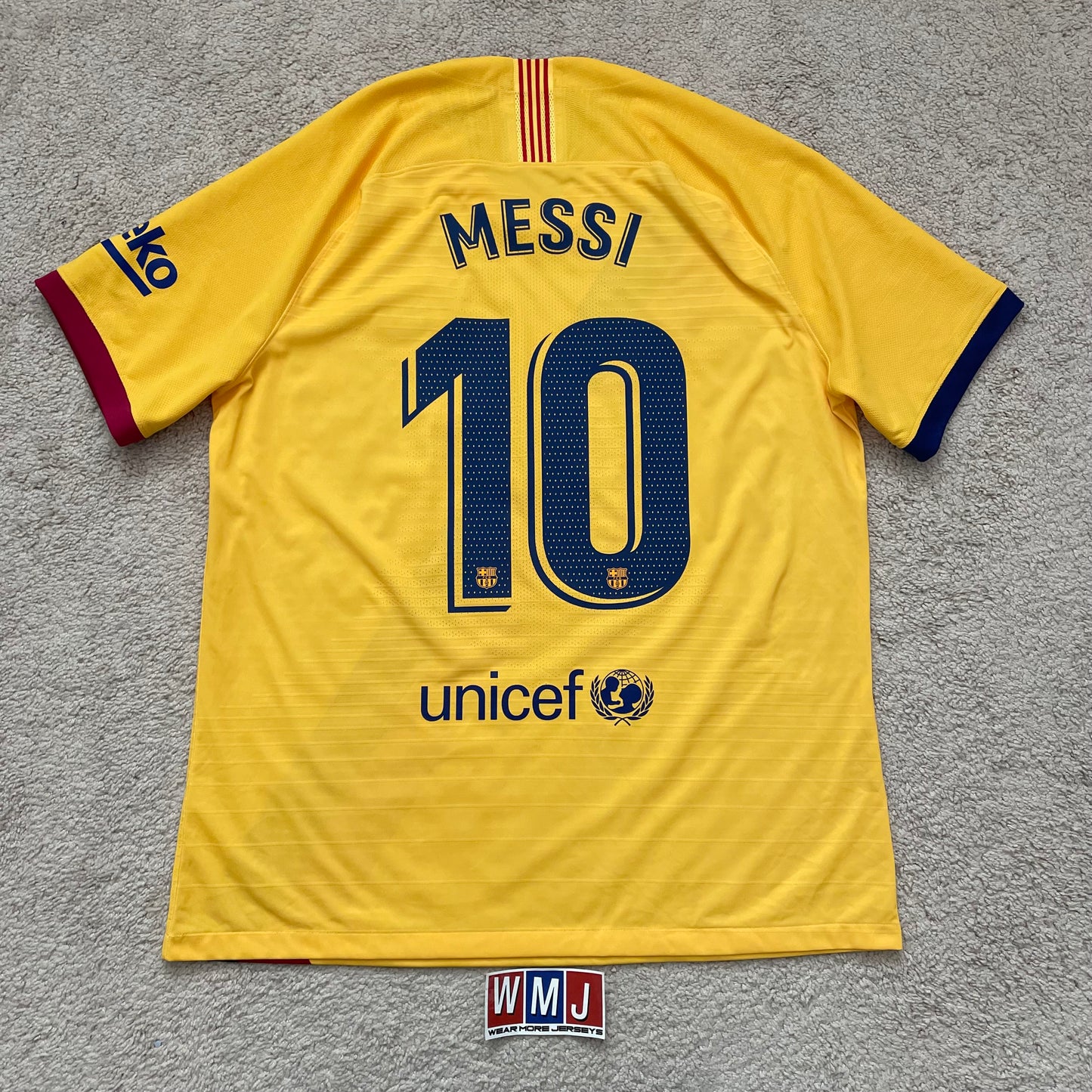 Barcelona 2019/20 away PLAYER VERSION x Messi #10 (XL)