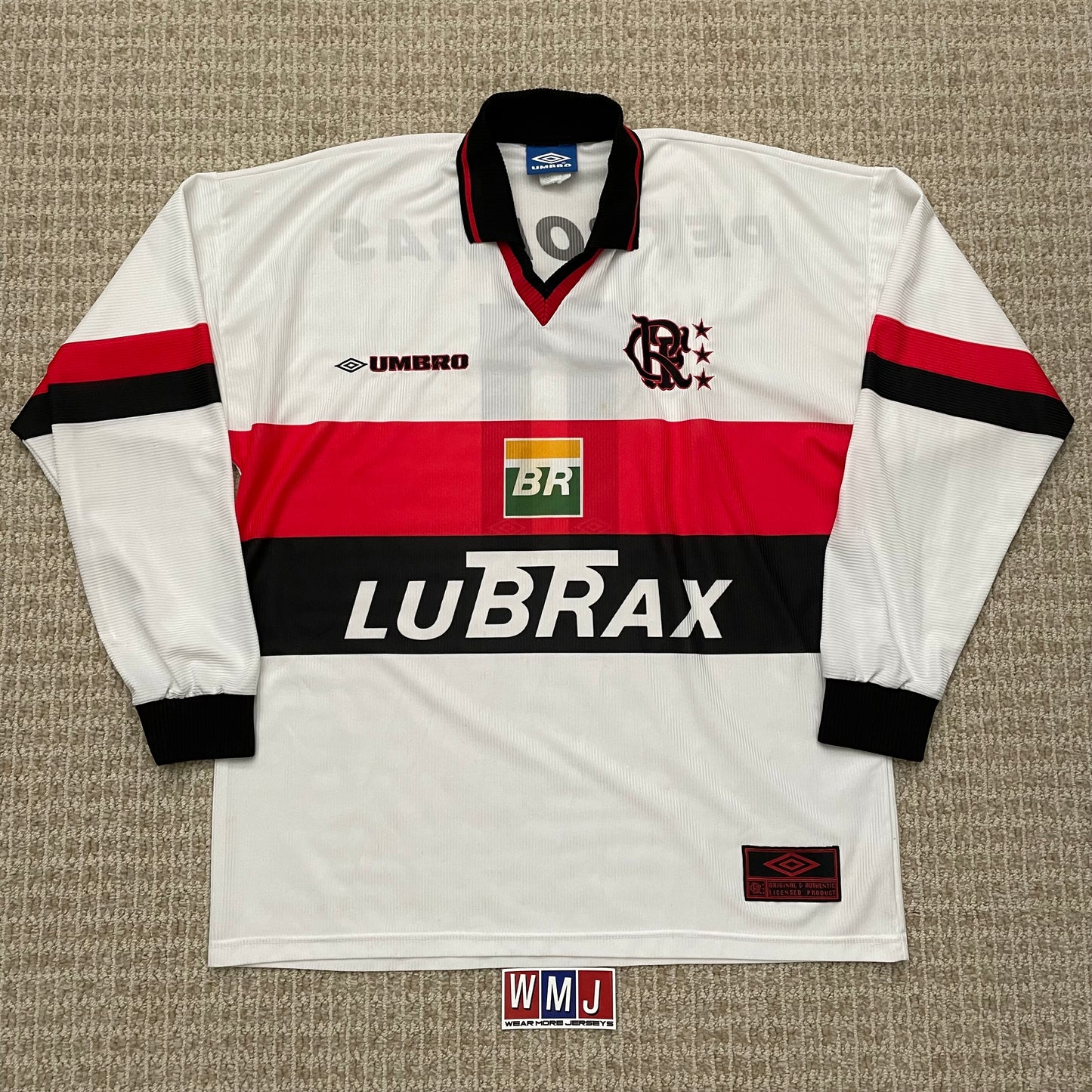 Flamengo 1999/2000 away LONG SLEEVES x Romario #11 (XXL)