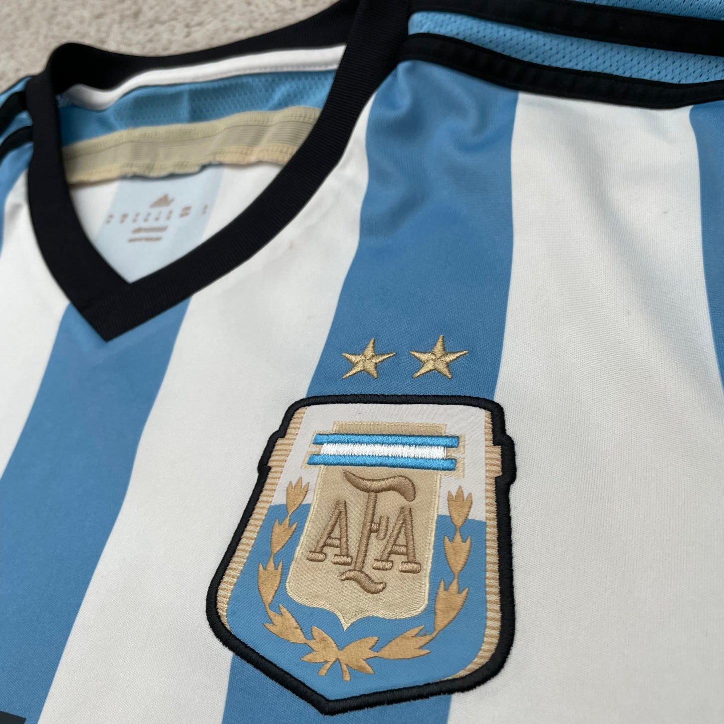 Argentina 2014 World Cup home x Angel Di Maria #7 (M)