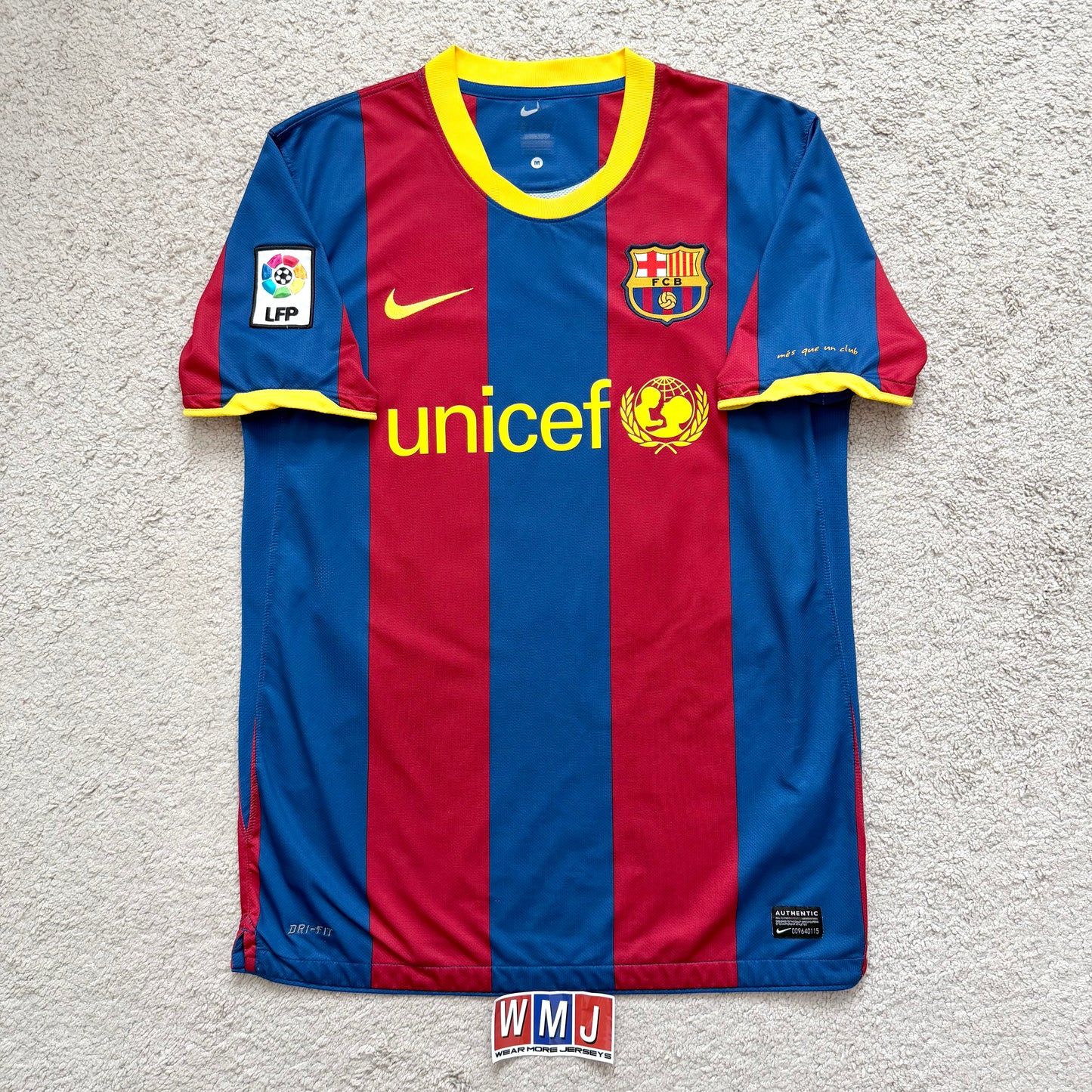 Barcelona 2010/11 home x Messi #10 (M)